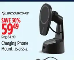 Canadian Tire Scosche Charging Phone Mount offer