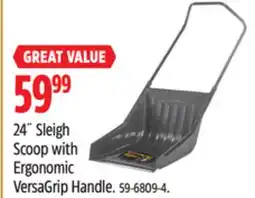 Canadian Tire 24˝ Sleigh Scoop with Ergonomic VersaGrip Handle offer