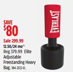 Canadian Tire Everlast Elite Adjustable Freestanding Heavy Bag offer