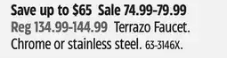 Canadian Tire Terrazo Faucet offer