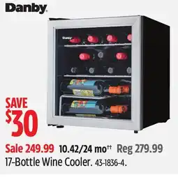 Canadian Tire 17-Bottle Wine Cooler offer