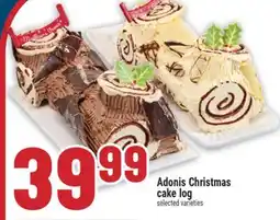 Marché Adonis Adonis Christmas cake log offer