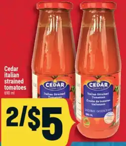 Marché Adonis Cedar italian strained tomatoes offer