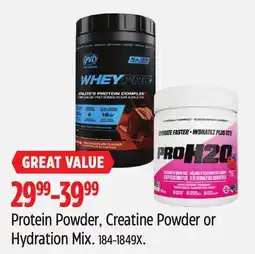Canadian Tire Protein Powder, Creatine Powder or Hydration Mix offer