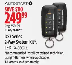 Canadian Tire DS3 Series 2-Way System Kit*, LED offer