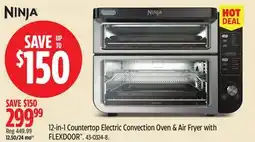 Canadian Tire Ninja 12-in-1 Countertop Electric Oven & Air Fryer with FLEXIDOOR offer