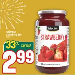 Marché Adonis Selection strawberry jam offer