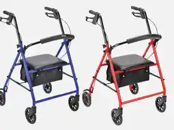 Canadian Tire Drive 6˝ Rollator, Blue or Red offer