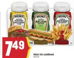 Marché Adonis Heinz trio condiment offer
