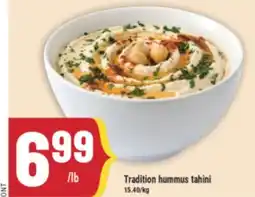 Marché Adonis Tradition hummus tahini offer