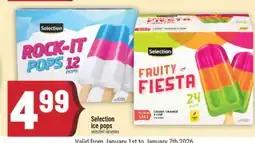 Marché Adonis Selection ice pops offer