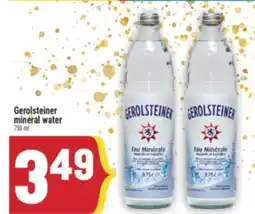 Marché Adonis Gerolsteiner mineral water offer