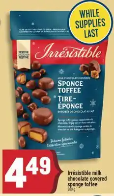 Marché Adonis Irrésistible milk chocolate covered sponge toffee offer