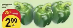 Marché Adonis Green peppers offer