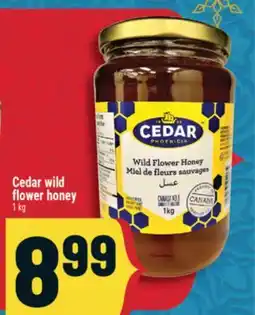 Marché Adonis Cedar wild flower honey offer