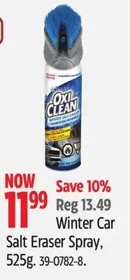 Canadian Tire Winter Car Salt Eraser Spray offer