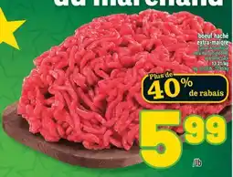 Marché Richelieu BOEUF HACHÉ EXTRA-MAIGRE | EXTRA GROUND BEEF offer