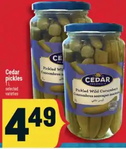 Marché Adonis Cedar pickles offer