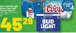 Marché Richelieu BIÈRE LABATT BUD LIGHT, MOLSON COORS LIGHT, SLEEMAN CLEAR 2.0 | BEER offer