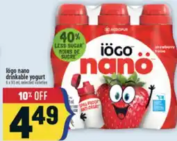 Marché Adonis Iögo nano drinkable yogurt offer