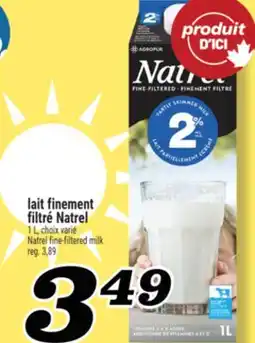 Marché Richelieu LAIT FINEMENT FILTRÉ NATREL | NATREL FINE-FILTERED MILK offer