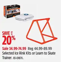 Canadian Tire Selected Ice Rink Kits or Learn to Skate Trainer offer