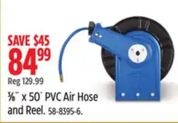 Canadian Tire 3⁄8˝ x 50´ PVC Air Hose and Reel offer