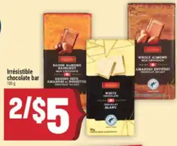 Marché Adonis Irrésistible chocolate bar offer