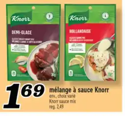 Marché Richelieu MÉLANGE À SAUCE KNORR | KNORR SAUCE MIX offer