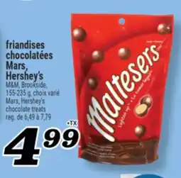 Marché Richelieu FRIANDISES CHOCOLATÉES MARS, HERSHEY'S | MARS, HERSHEY'S CHOCOLATE TREATS offer