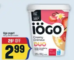 Marché Adonis Iögo yogurt offer