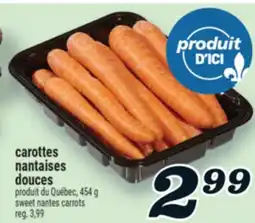Marché Richelieu CAROTTES NANTAISES DOUCES | SWEET NANTES CARROTS offer