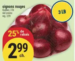 Marché Adonis Oignons rouges | red onions offer