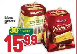 Marché Adonis Balocco panettone offer