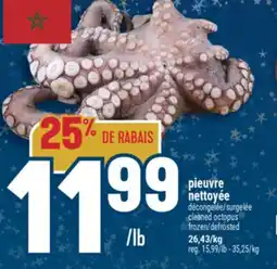 Marché Adonis PIEUVRE NETTOYÉE | CLEANED OCTOPUS offer
