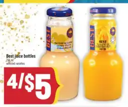 Marché Adonis Best juice bottles offer