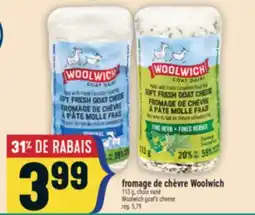 Marché Adonis Fromage de chèvre Woolwich | Woolwich goat's cheese offer