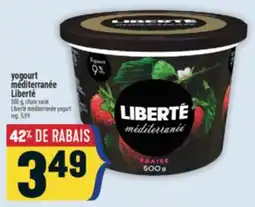 Marché Adonis YOGOURT MÉDITERRANÉE LIBERTÉ | LIBERTÉ MÉDITERRANÉE YOGURT offer