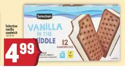 Marché Adonis Selection vanilla sandwich offer