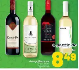 Marché Richelieu VIN ROUGE, BLANC OU ROSÉ | RED, WHITE OR ROSÉ WINE offer