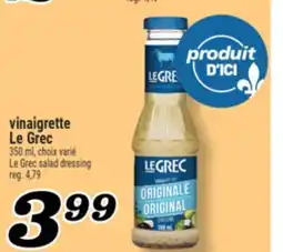 Marché Richelieu VINAIGRETTE LE GREC | LE GREC SALAD DRESSING offer