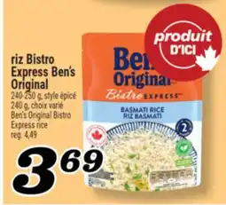 Marché Richelieu RIZ BISTRO EXPRESS BEN'S ORIGINAL | BEN'S ORIGINAL BISTRO EXPRESS RICE offer