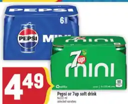 Marché Adonis Pepsi or 7up soft drink offer