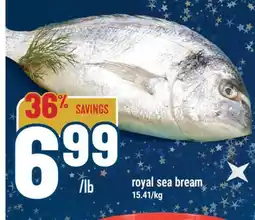 Marché Adonis Royal sea bream offer