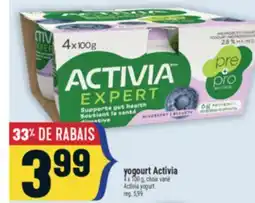 Marché Adonis Yogourt Activia | Activia yogurt offer
