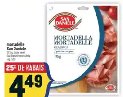 Marché Adonis MORTADELLE SAN DANIELE | SAN DANIELE MORTADELLA offer