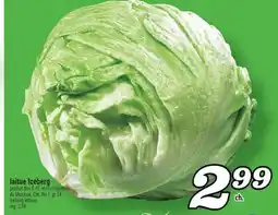 Marché Richelieu LAITUE ICEBERG | ICEBERG LETTUCE offer