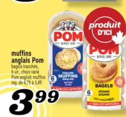 Marché Richelieu MUFFINS ANGLAIS POM | POM ENGLISH MUFFINS offer