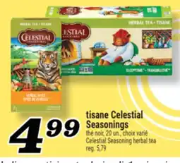 Marché Richelieu TISANE SEASONINGS CELESTIAL SEASONING | CELESTIAL SEASONING HERBAL TEA offer