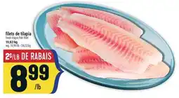 Marché Adonis Filets de tilapia | Fresh tilapia fish fillet offer